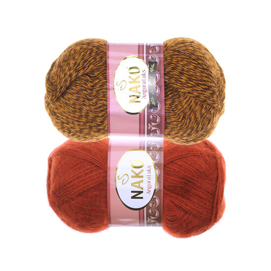 mohair-ull-akryl blandning 
